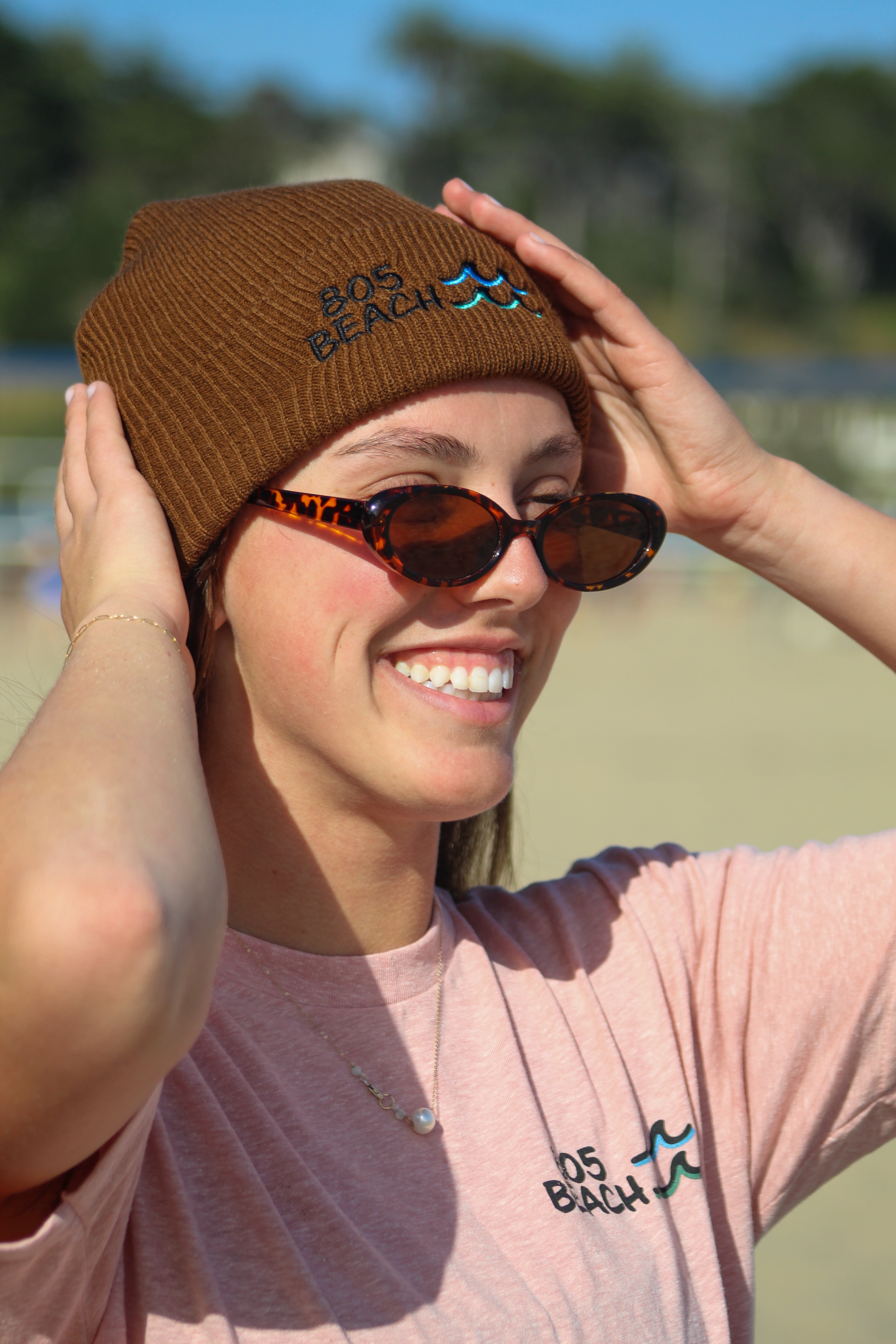 805 Brown Beanie